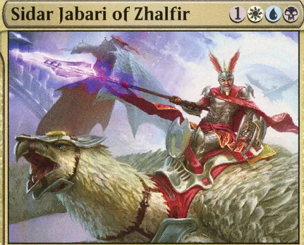 Sidar Jabari of Zhalfir – Commander des CardX Custom Commander Decks