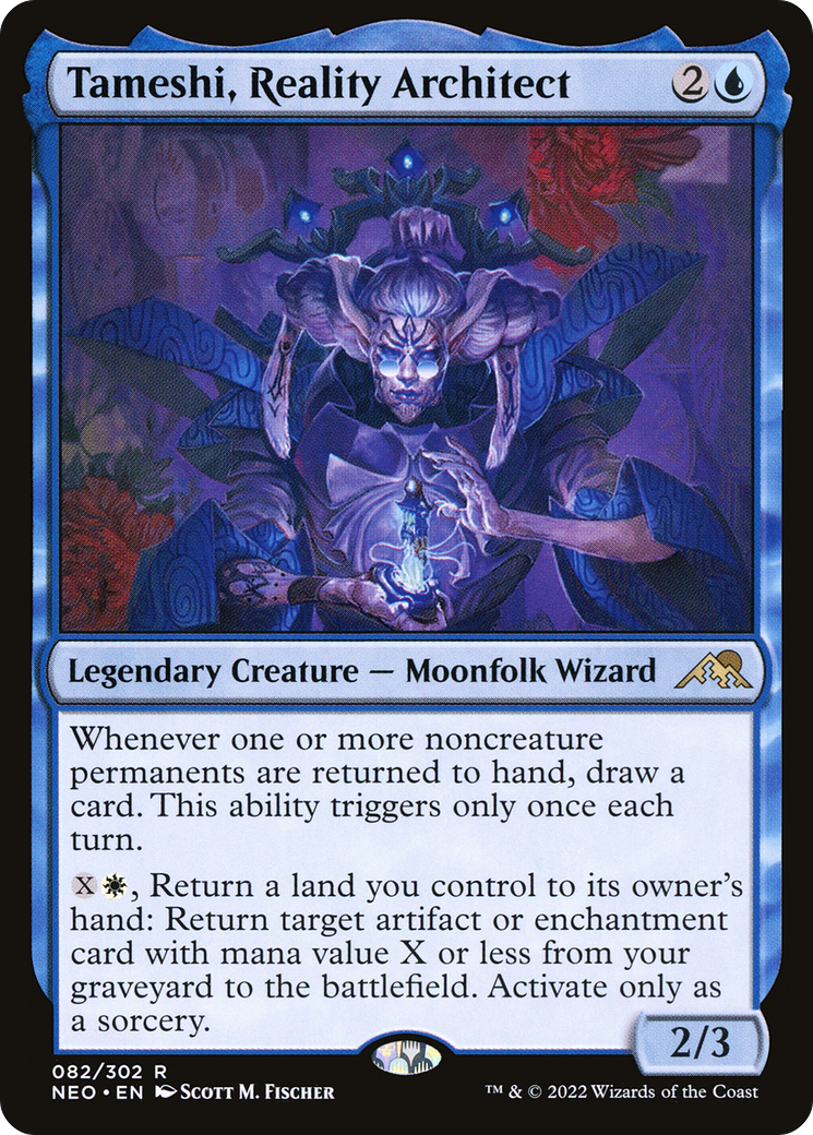 Tameshi, Reality Architect – Commander-Karte des CardX Custom Commander Decks (Beispielbild, Edition kann abweichen)