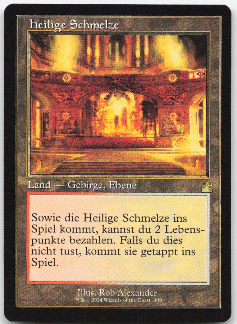 Sacred Foundry – Ravnica Remastered – Vorderseite