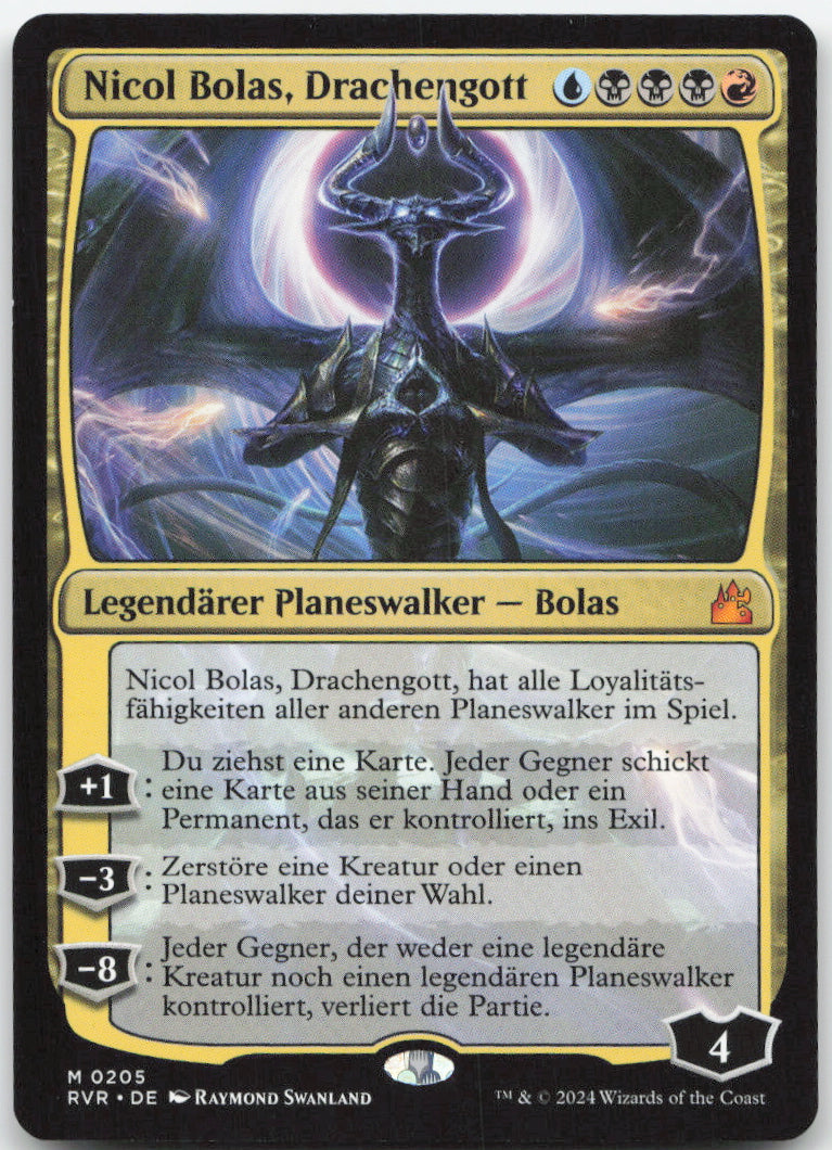 Nicol Bolas, Dragon-God – Ravnica Remastered – Vorderseite