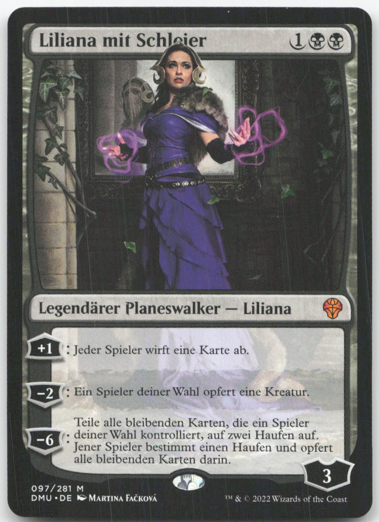 Liliana of the Veil – Dominaria United – Vorderseite