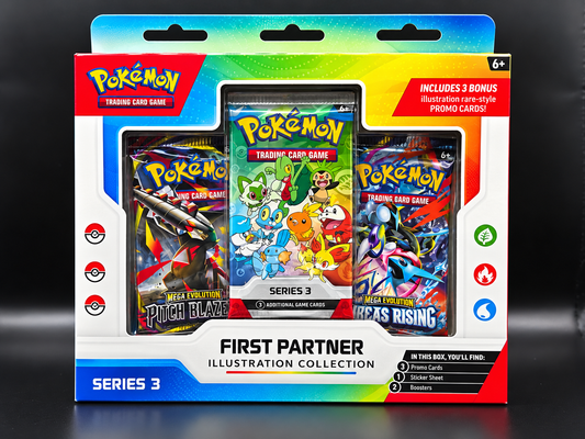 Pokémon First Partner Illustration Collection / Erste-Partner-Illustrationskollektion – Serie 3
