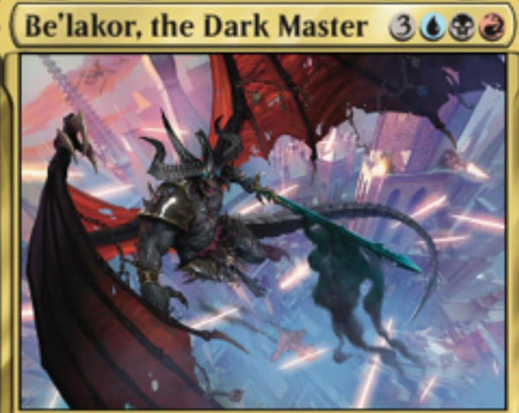 Be'lakor, the Dark Master – Commander des CardX Custom Commander Decks