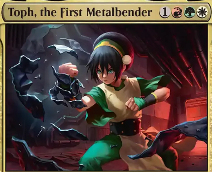 Toph, the First Metalbender – Commander des CardX Custom Commander Decks