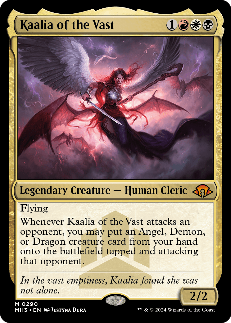 Kaalia of the Vast – Commander-Karte des CardX Custom Commander Decks (Beispielbild, Edition kann abweichen)