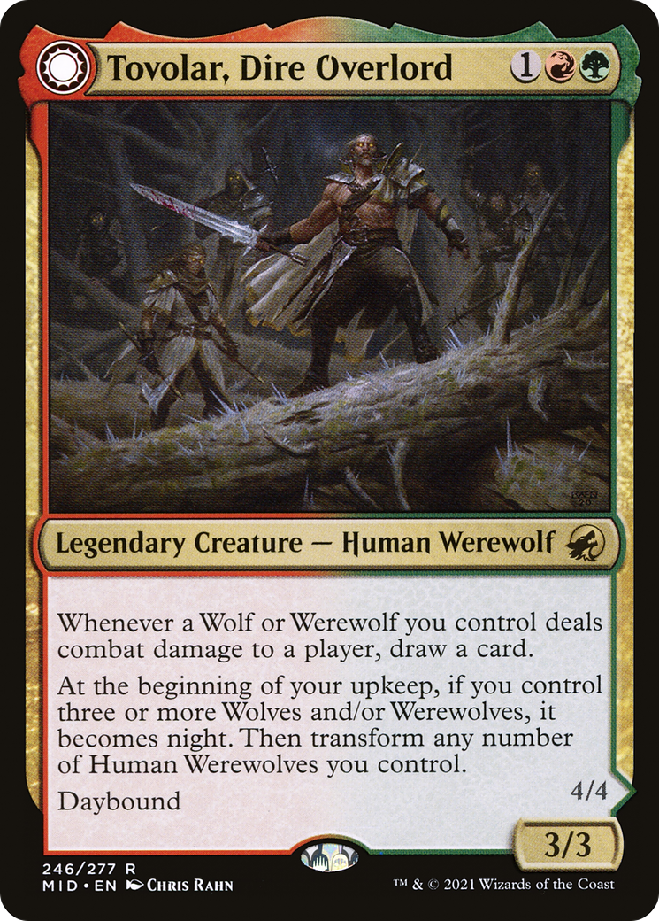Tovolar, Dire Overlord – Commander-Karte des CardX Custom Commander Decks (Beispielbild, Edition kann abweichen)