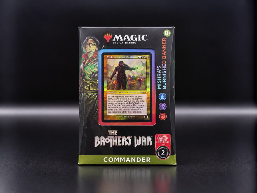 Magic: The Gathering – The Brothers' War Commander Deck – Mishra's Burnished Banner