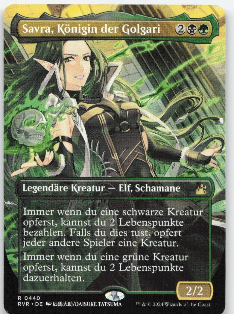Savra, Queen of the Golgari – Ravnica Remastered – Vorderseite
